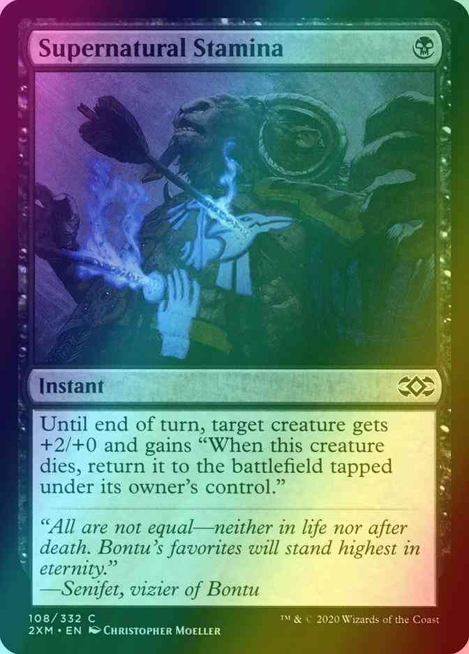 Supernatural Stamina [108] [Double Masters] [Foil]