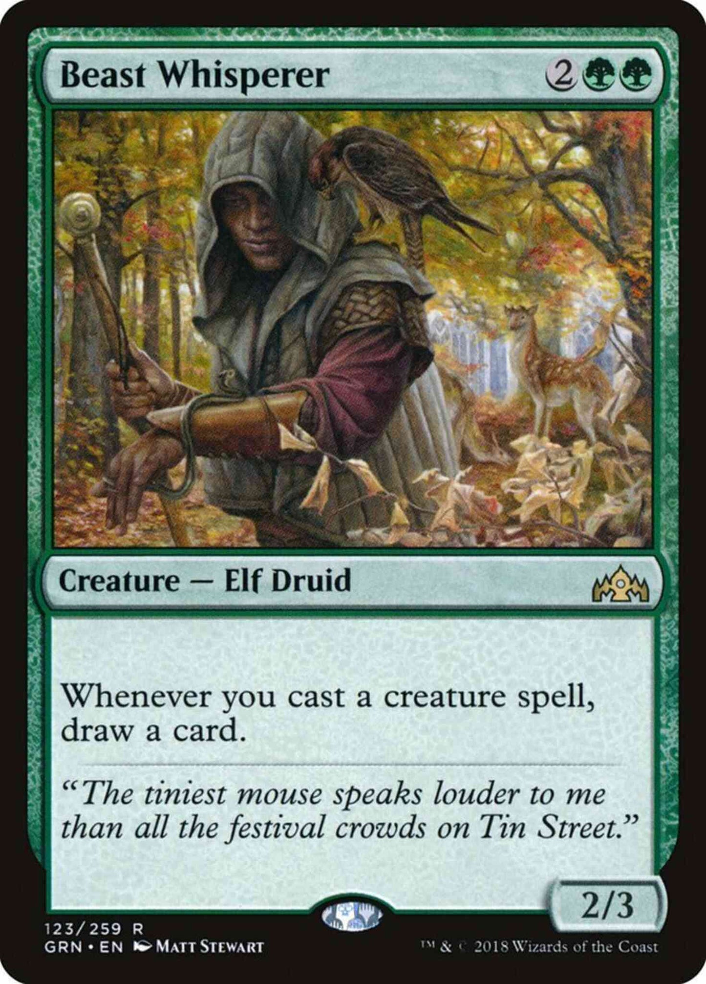 Beast Whisperer [123] [Guilds of Ravnica] [Non-Foil]