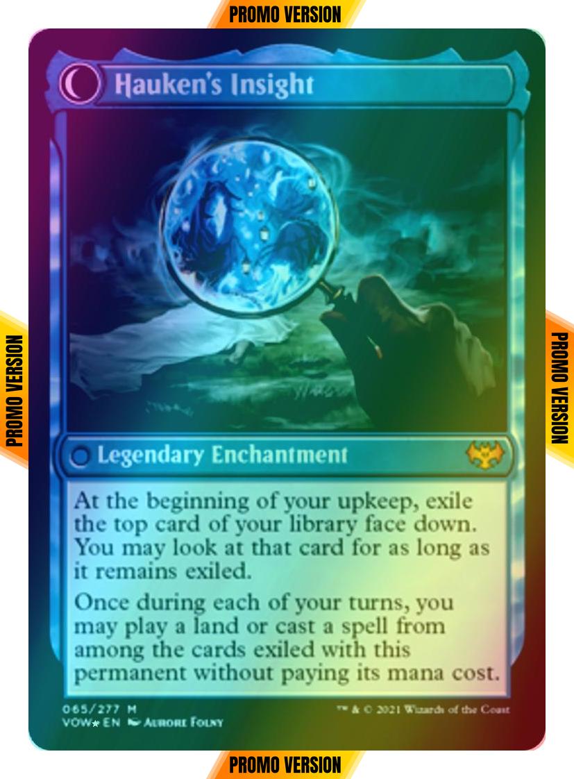 Jacob Hauken, Inspector // Hauken's Insight [Prerelease] [65s] [Innistrad: Crimson Vow: Promos] [Foil]