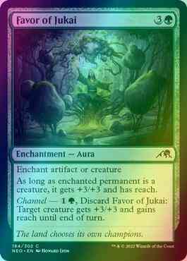 Favor of Jukai [184] [Kamigawa: Neon Dynasty] [Foil]