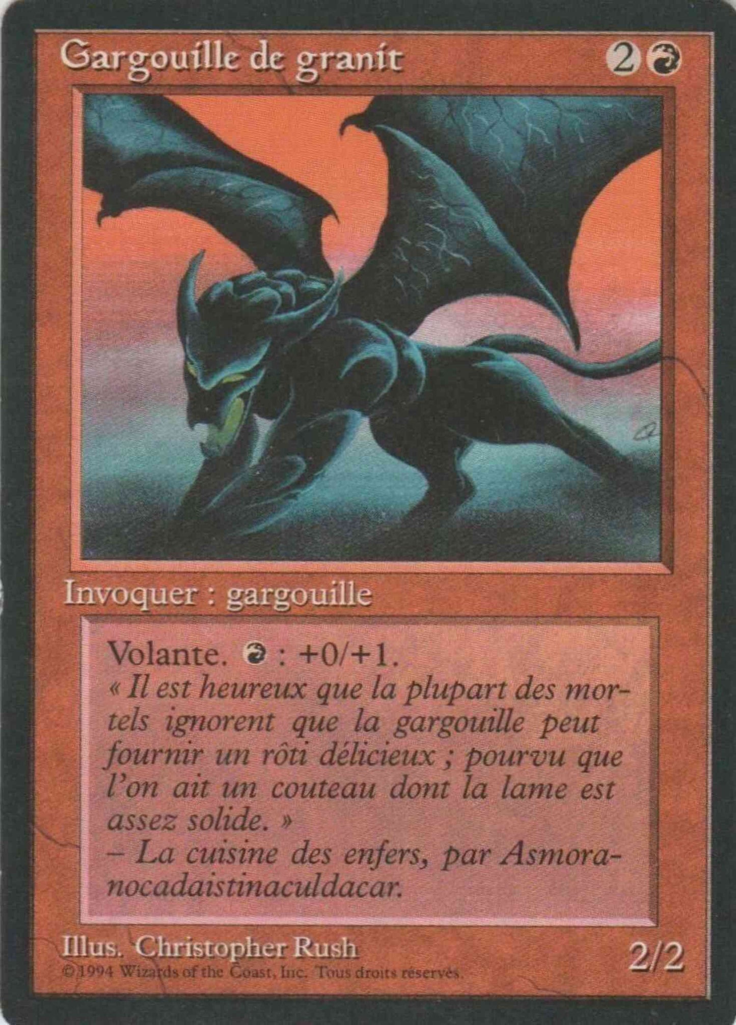 Granite Gargoyle - French [156] [Foreign Black Border: French] [Non-Foil]