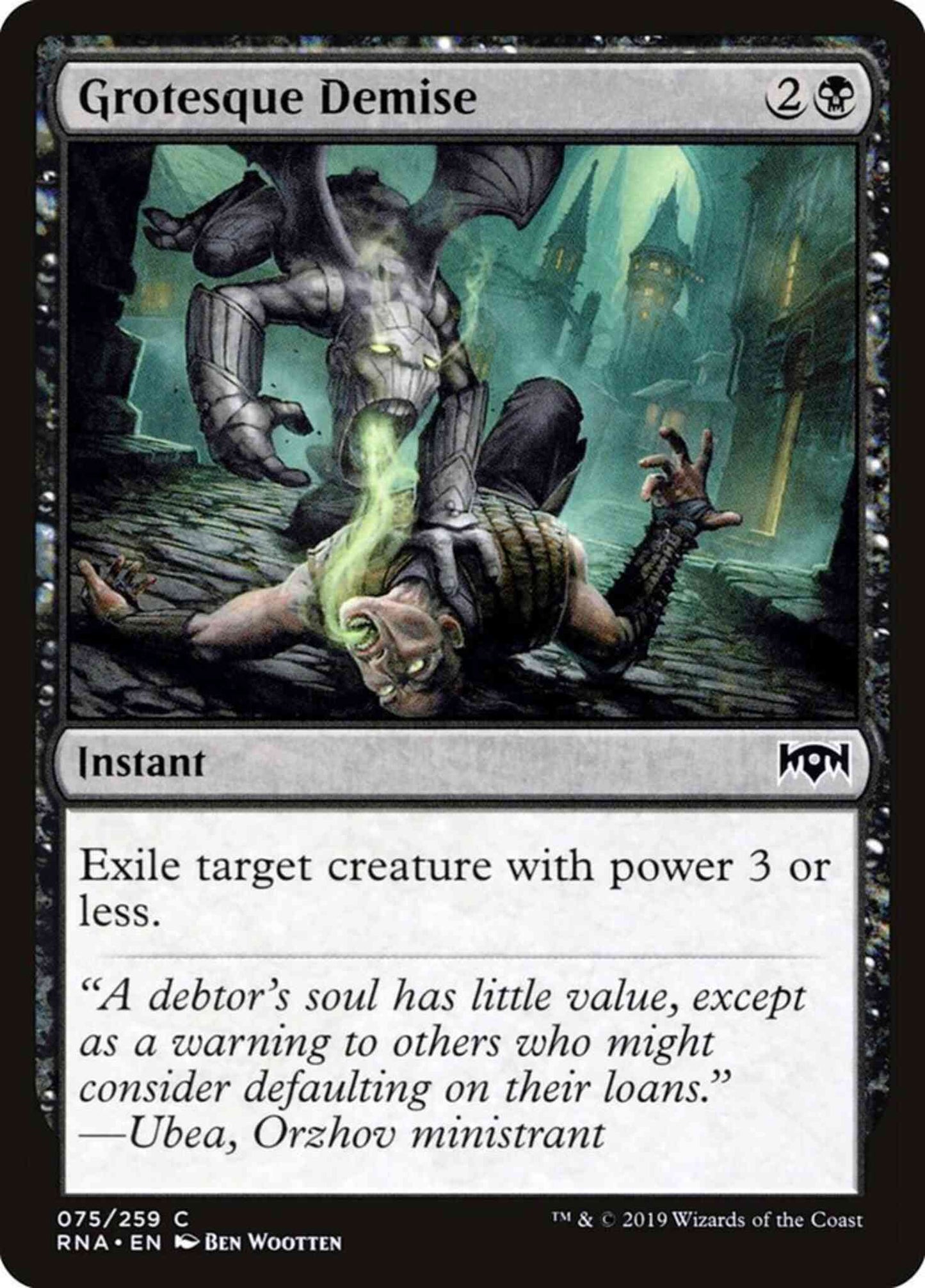 Grotesque Demise [75] [Ravnica Allegiance] [Non-Foil]