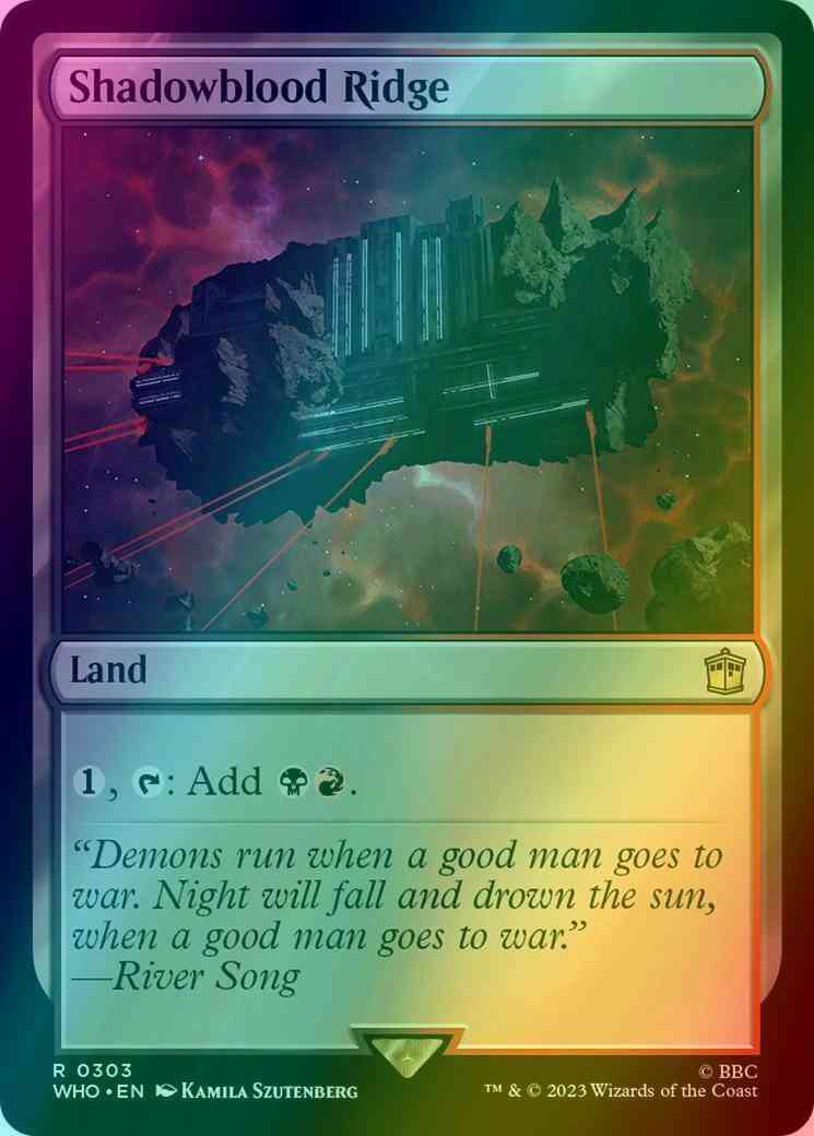 Shadowblood Ridge [303] [Universes Beyond: Doctor Who] [Foil]
