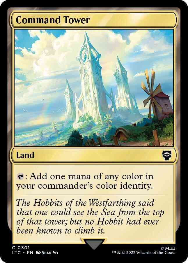Command Tower [301] [The Lord of the Rings: Tales of Middle-earth: Commander] [Non-Foil]