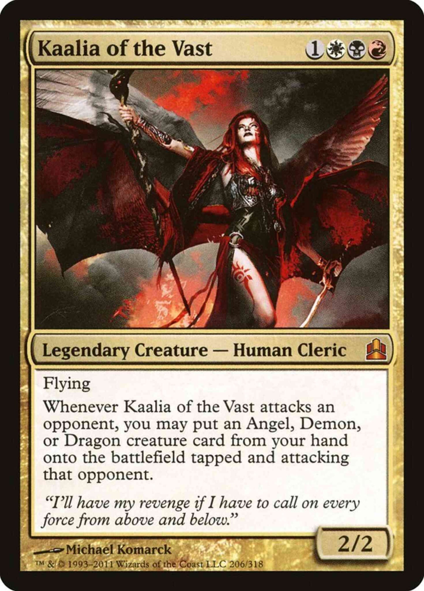 Kaalia of the Vast [206] [Commander 2011] [Non-Foil]