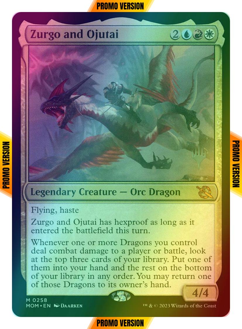 Zurgo and Ojutai [258p] [Promo Pack] [March of the Machine: Promos] [Foil]