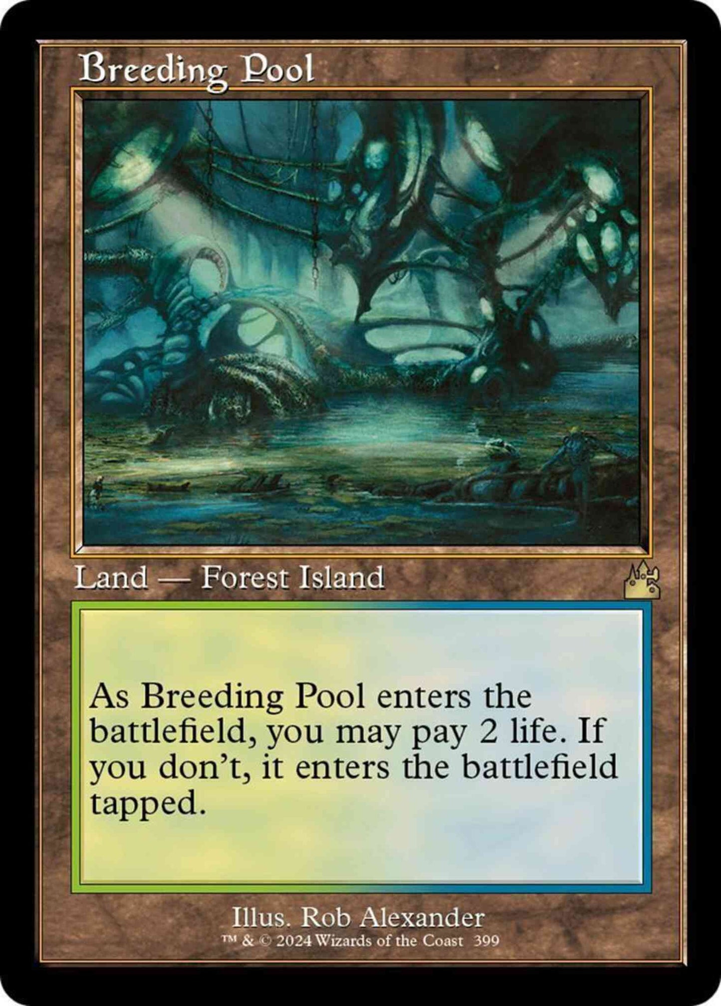 Breeding Pool [399] [Retro Frame] [Ravnica Remastered] [Non-Foil]