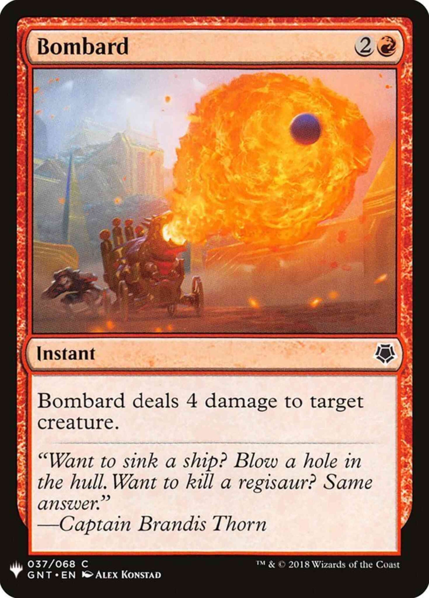 Bombard [GNT-37] [The List] [Non-Foil]