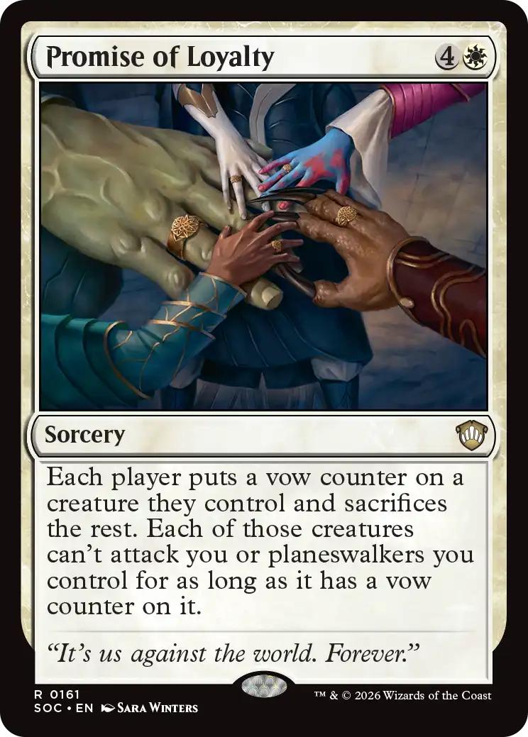Promise of Loyalty [161] [Secrets of Strixhaven: Commander] [Non-Foil]