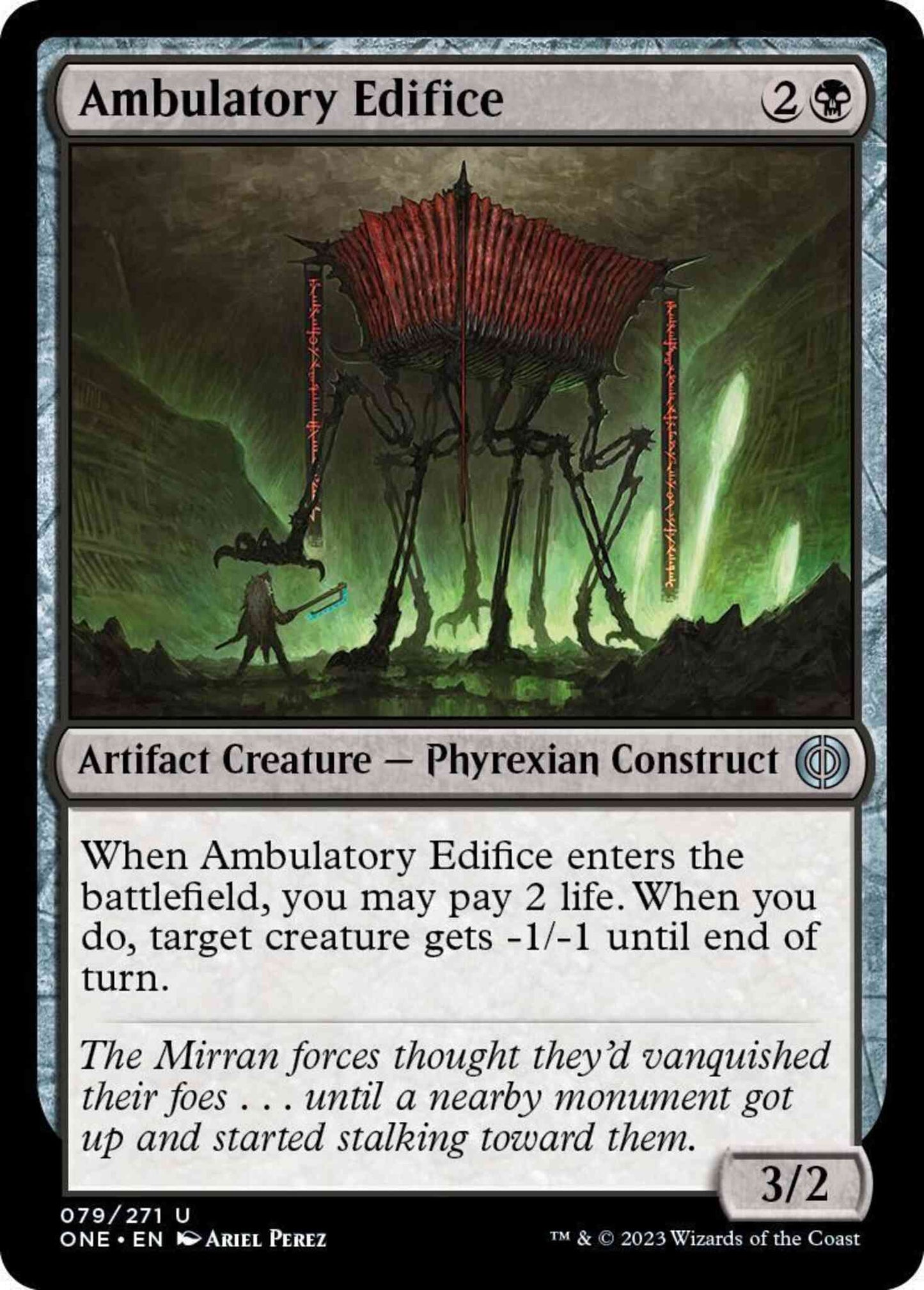 Ambulatory Edifice [79] [Phyrexia: All Will Be One] [Non-Foil]