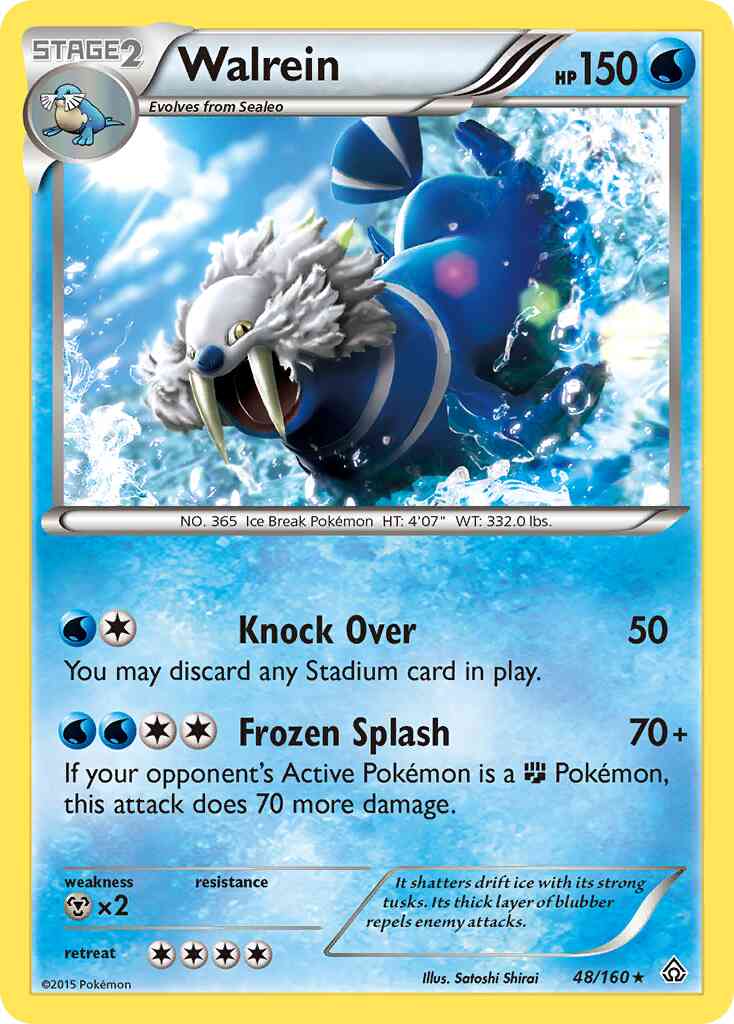 Walrein - 48/160 - Rare [xy5-48] [Non-Holo]