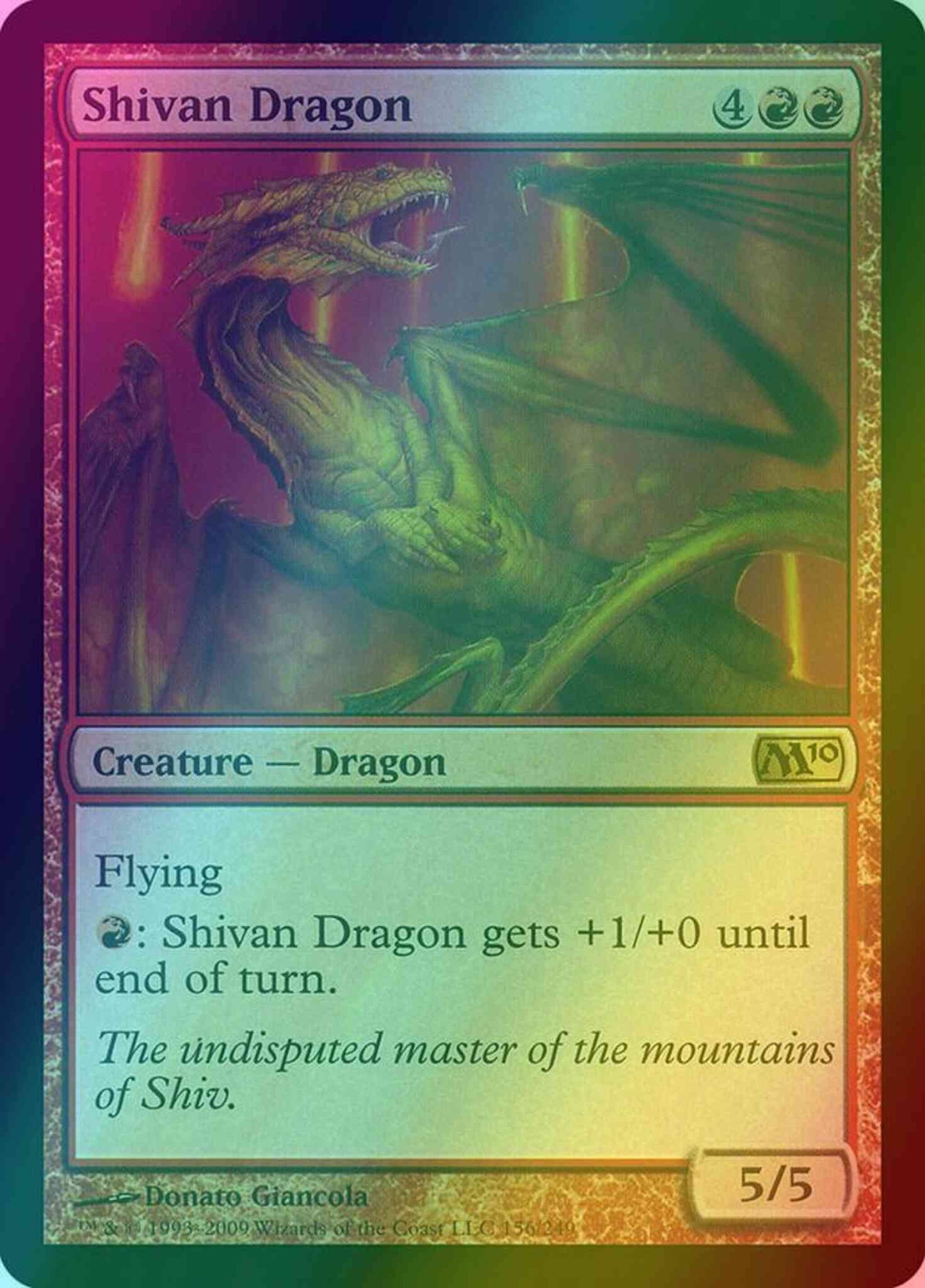 Shivan Dragon [156] [Magic 2010] [Foil]