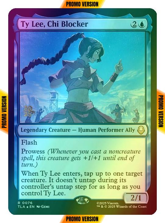 Ty Lee, Chi Blocker [76s] [Prerelease] [Avatar: The Last Airbender: Promos] [Foil]