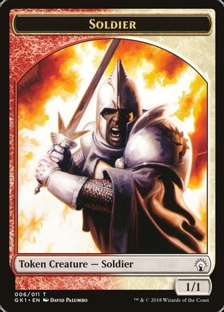 Soldier Token (02) // Soldier Token (06) [02] [GRN Guild Kit Tokens] [Non-Foil]