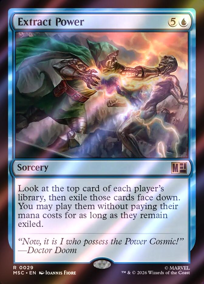 Extract Power [29] [Marvel Super Heroes: Commander] [Surge Foil]