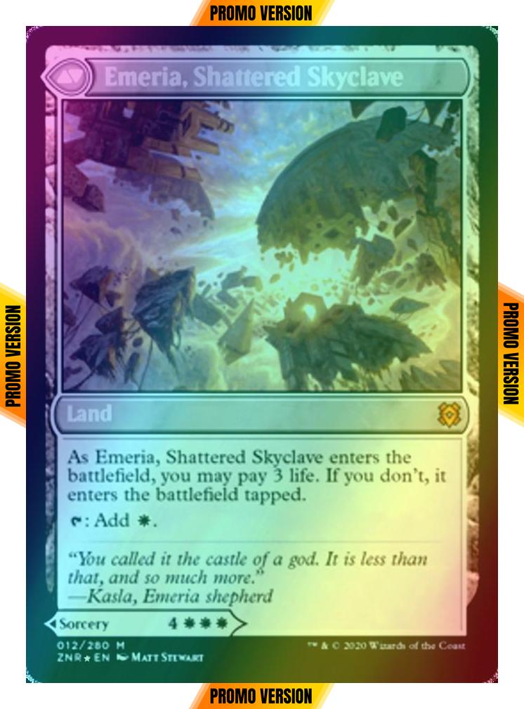 Emeria's Call // Emeria, Shattered Skyclave [Prerelease] [12s] [Zendikar Rising Promos] [Foil]