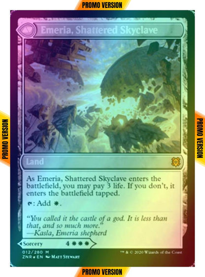 Emeria's Call // Emeria, Shattered Skyclave [Prerelease] [12s] [Zendikar Rising Promos] [Foil]