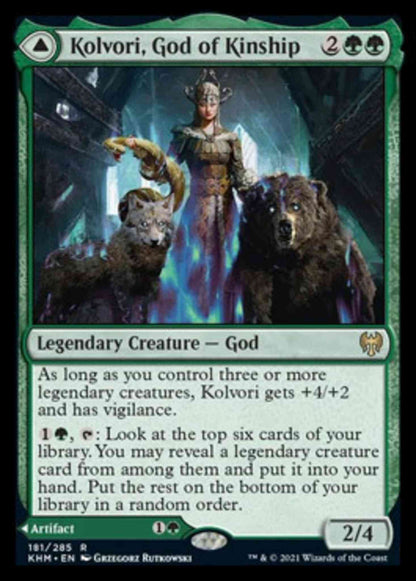 Kolvori, God of Kinship // The Ringhart Crest [181] [Kaldheim] [Non-Foil]