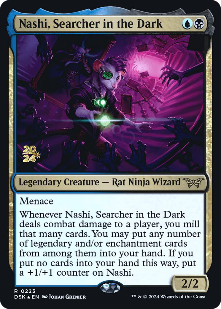 Nashi, Searcher in the Dark [223s] [Prerelease] [Duskmourn: House of Horror: Promos] [Foil]