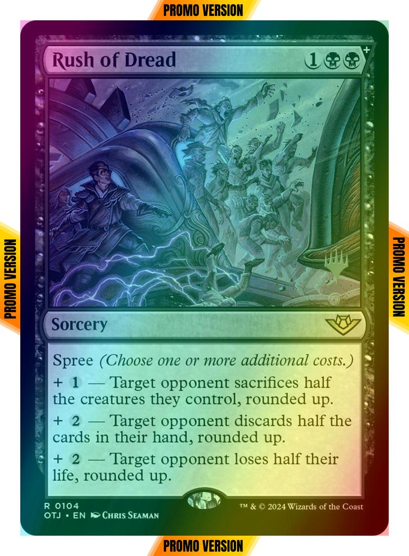 Rush of Dread [104p] [Promo Pack] [Outlaws of Thunder Junction: Promos] [Foil]