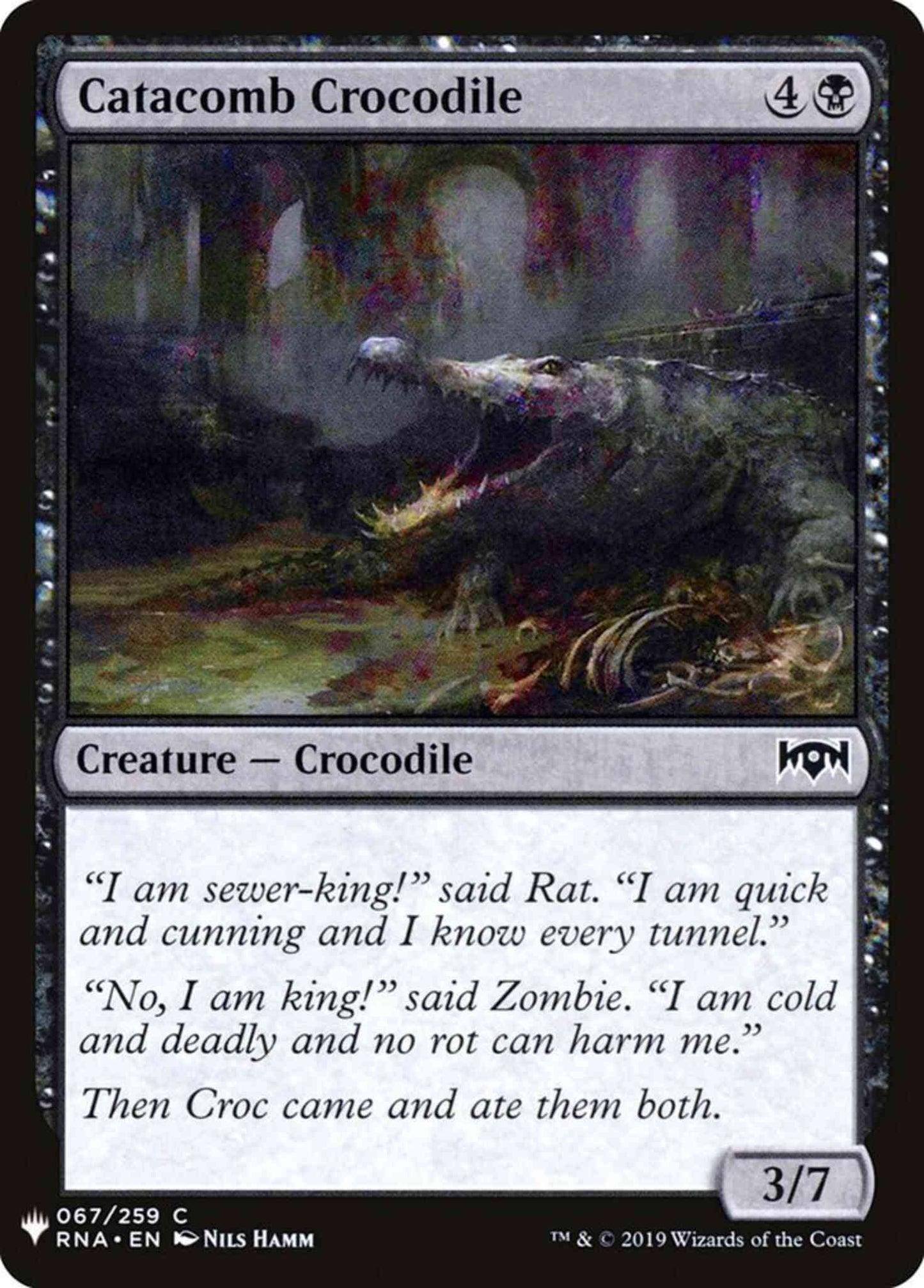 Catacomb Crocodile [RNA-67] [The List] [Non-Foil]