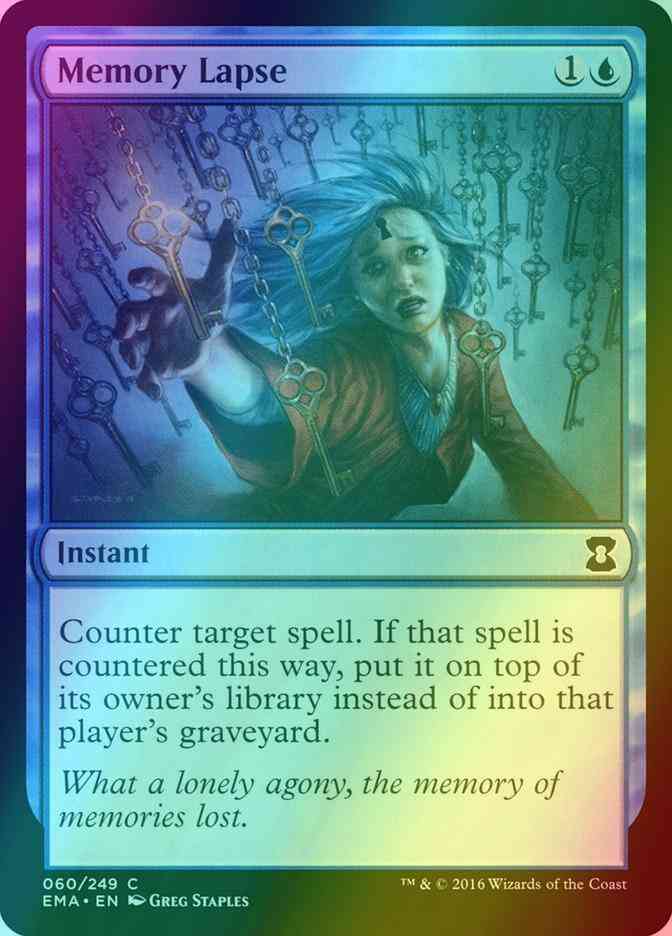 Memory Lapse [60] [Eternal Masters] [Foil]