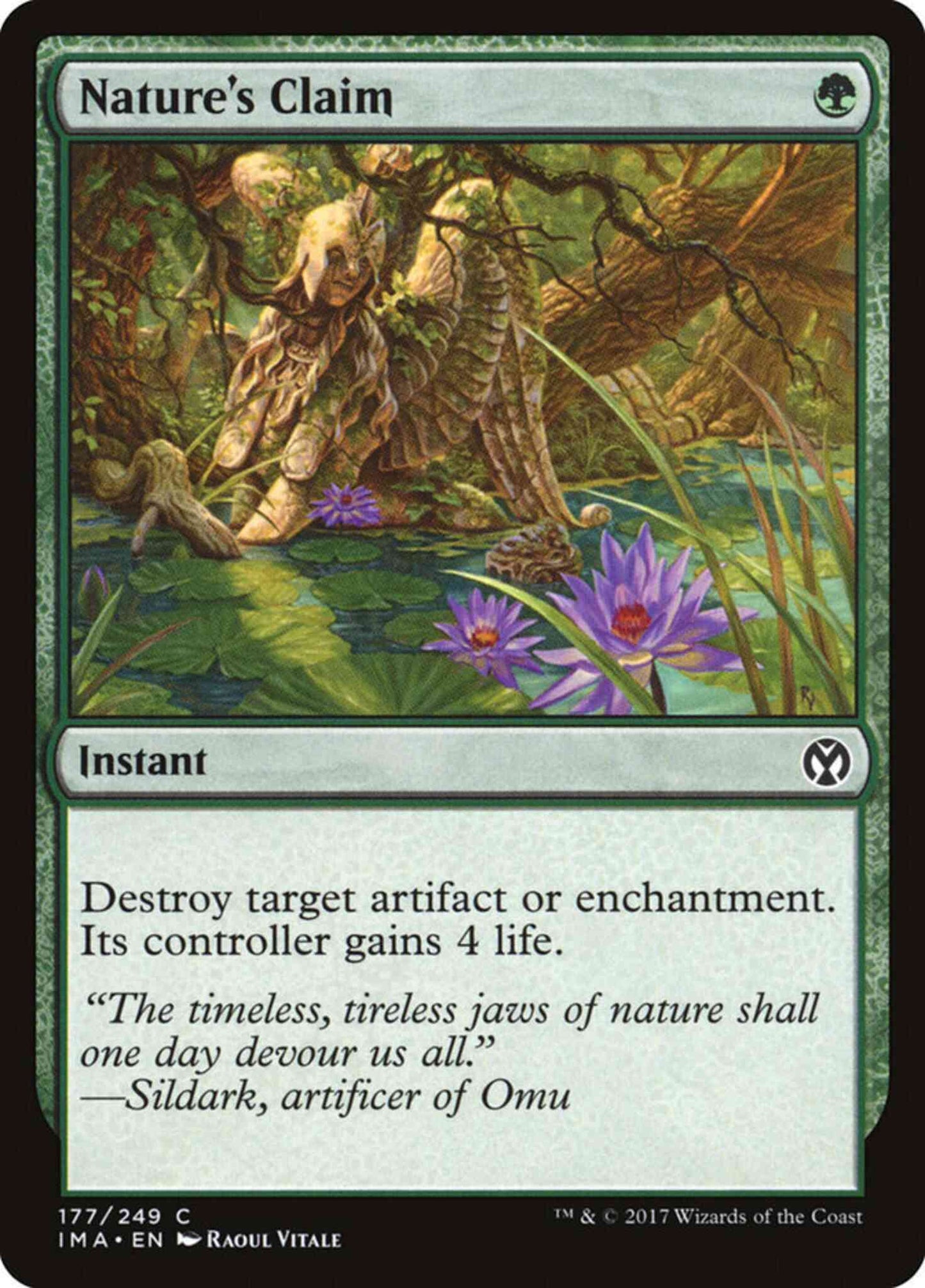 Nature's Claim [177] [Iconic Masters] [Non-Foil]