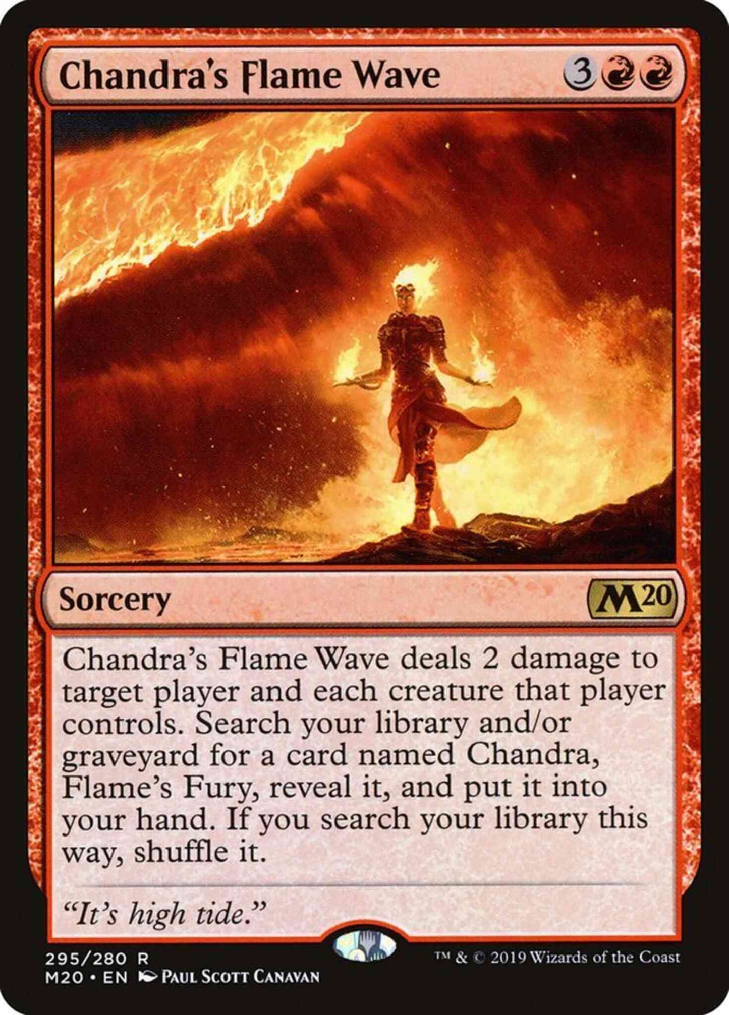 Chandra's Flame Wave [295] [Planeswalker Deck Exclusive] [Core Set 2020] [Non-Foil]