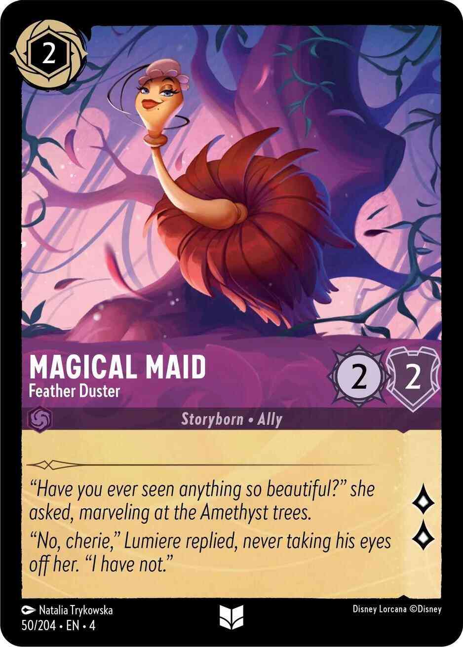 Magical Maid - Feather Duster - 50/204 [Ursula's Return] [Non-Foil]