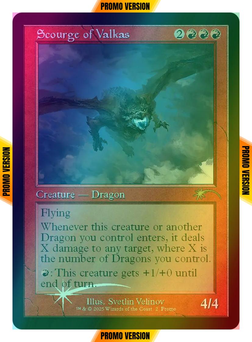 Scourge of Valkas [14] [Retro Frame] [MagicFest 2025] [Foil]
