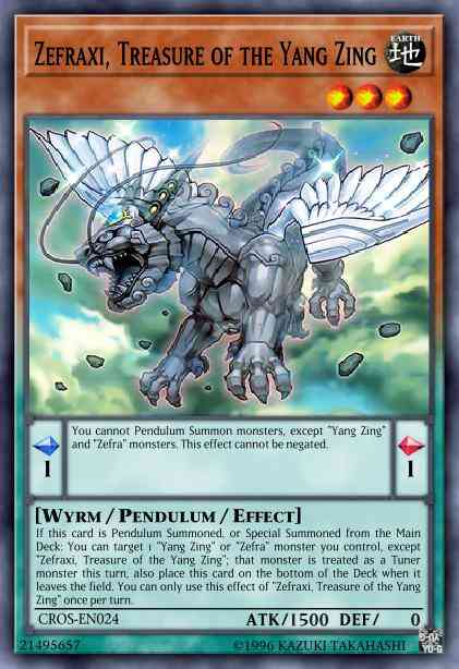 Zefraxi, Treasure of the Yang Zing - CROS-EN024 - Ultra Rare - Unlimited