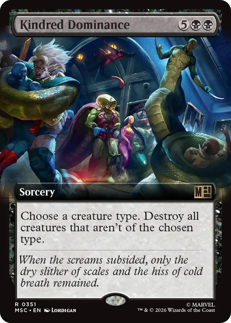 Kindred Dominance [351] [Extended Art] [Marvel Super Heroes: Commander] [Non-Foil]