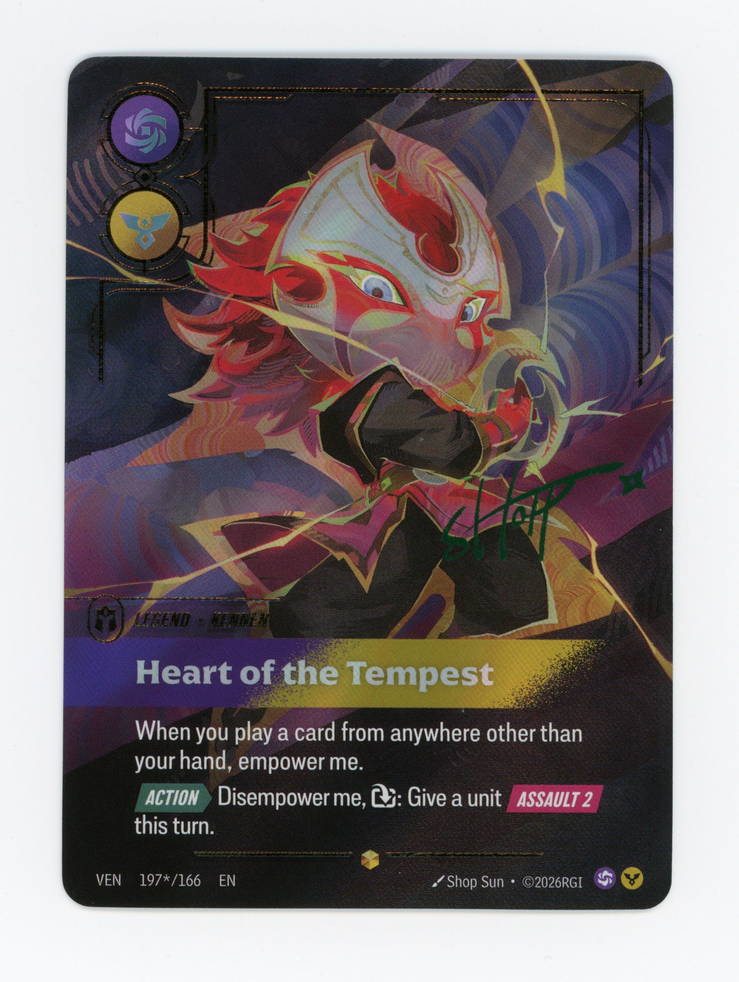 Heart of the Tempest (Kennen) — Signature|Foil — ID 20044