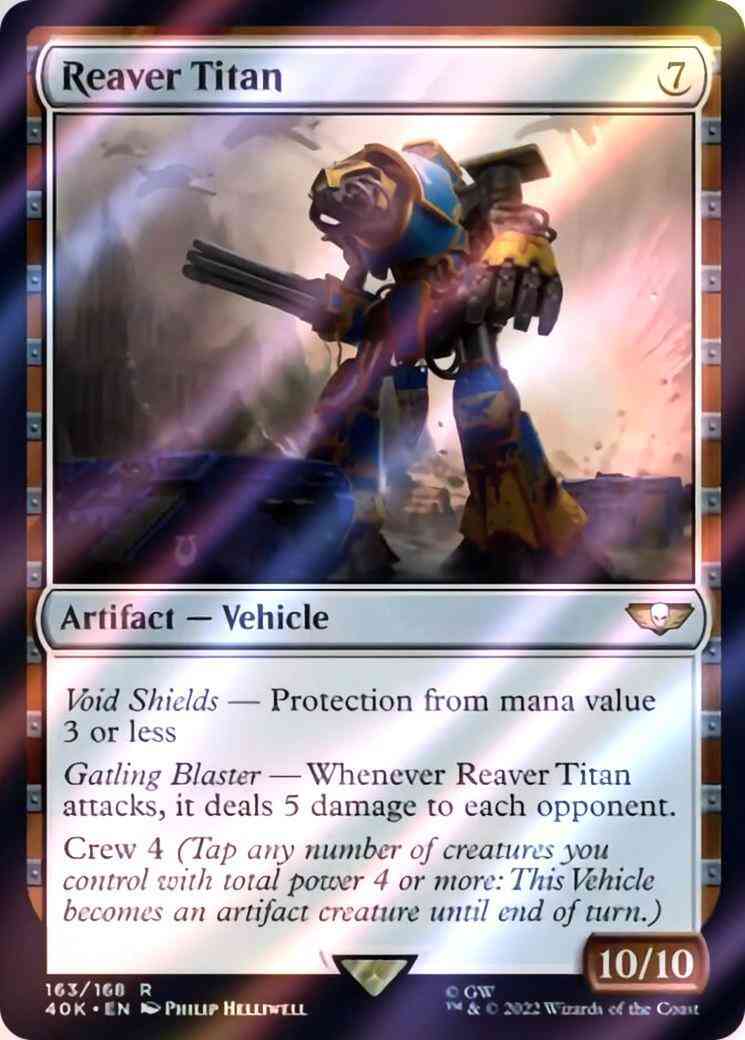 Reaver Titan [163] [Universes Beyond: Warhammer 40,000] [Surge Foil]