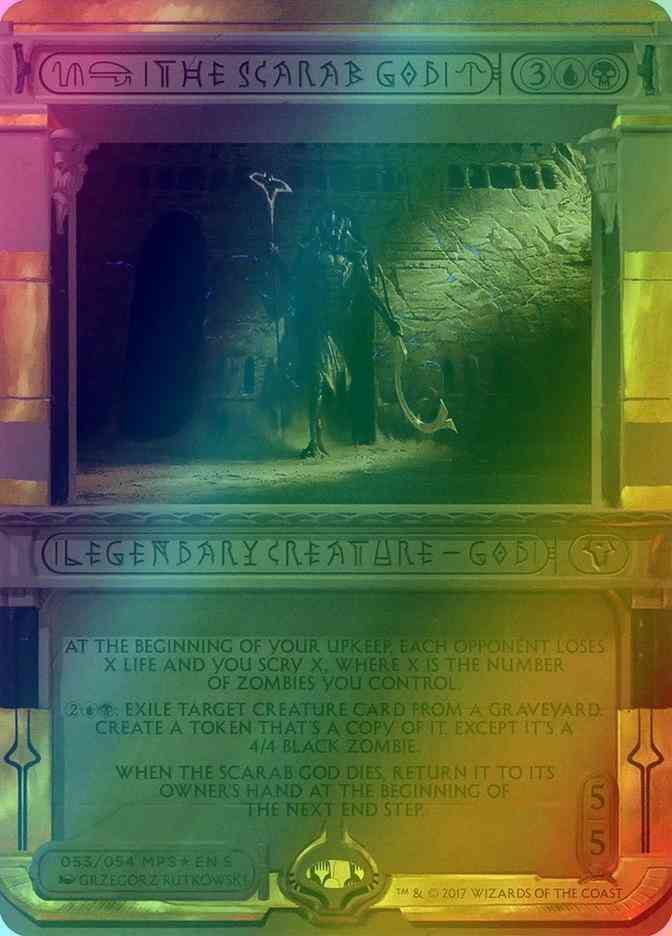 The Scarab God [53] [Amonkhet Invocations] [Foil]