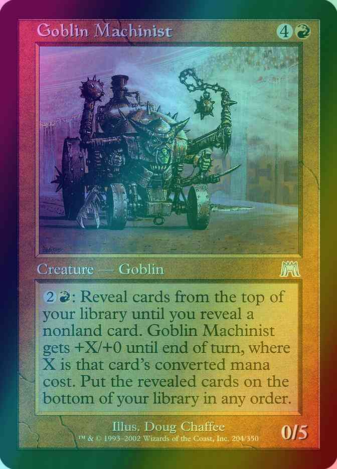 Goblin Machinist [204] [Onslaught] [Foil]