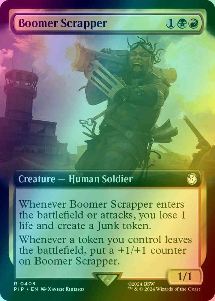 Boomer Scrapper [408] [Extended Art] [Fallout] [Foil]