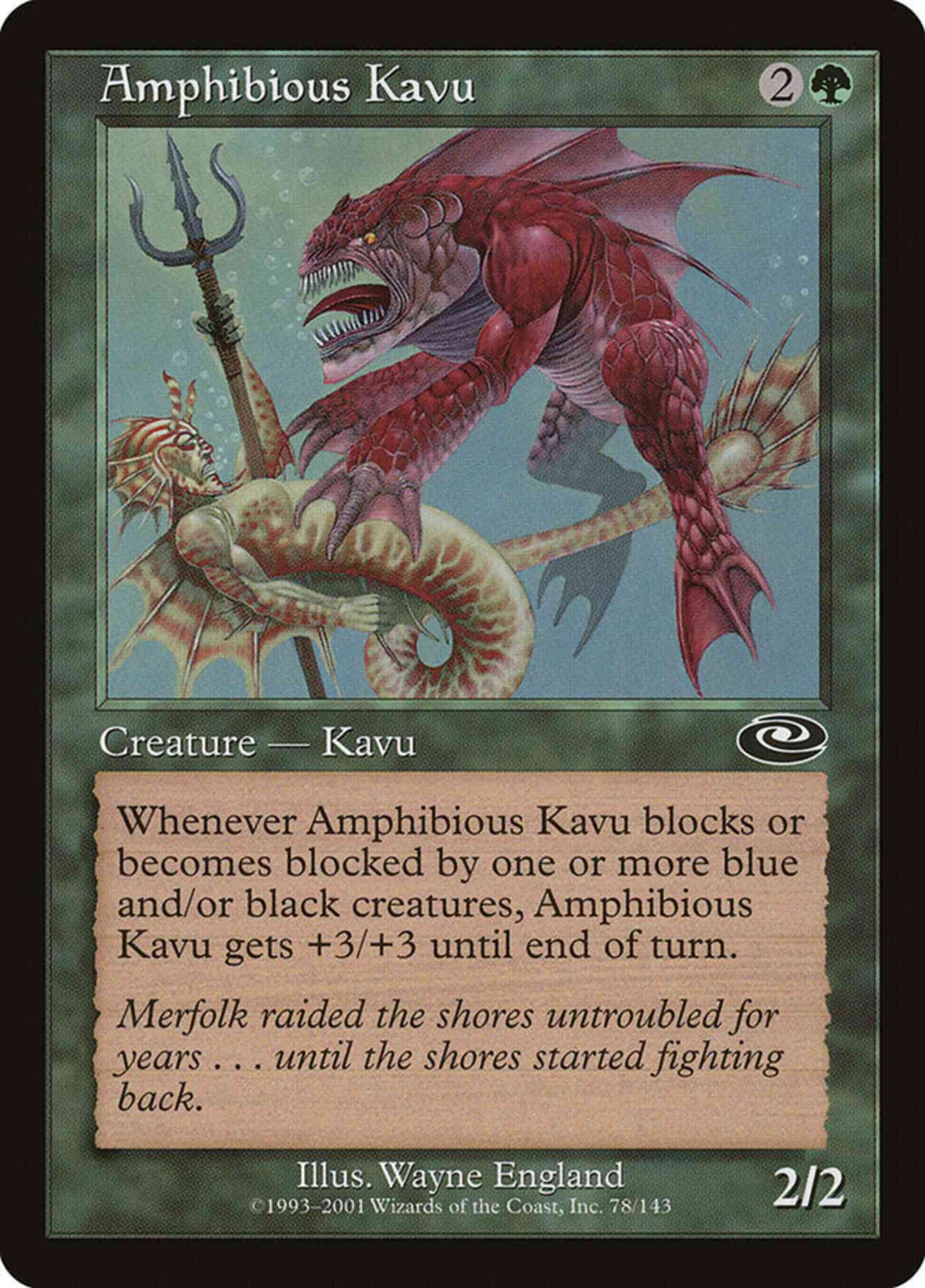 Amphibious Kavu [78] [Planeshift] [Non-Foil]