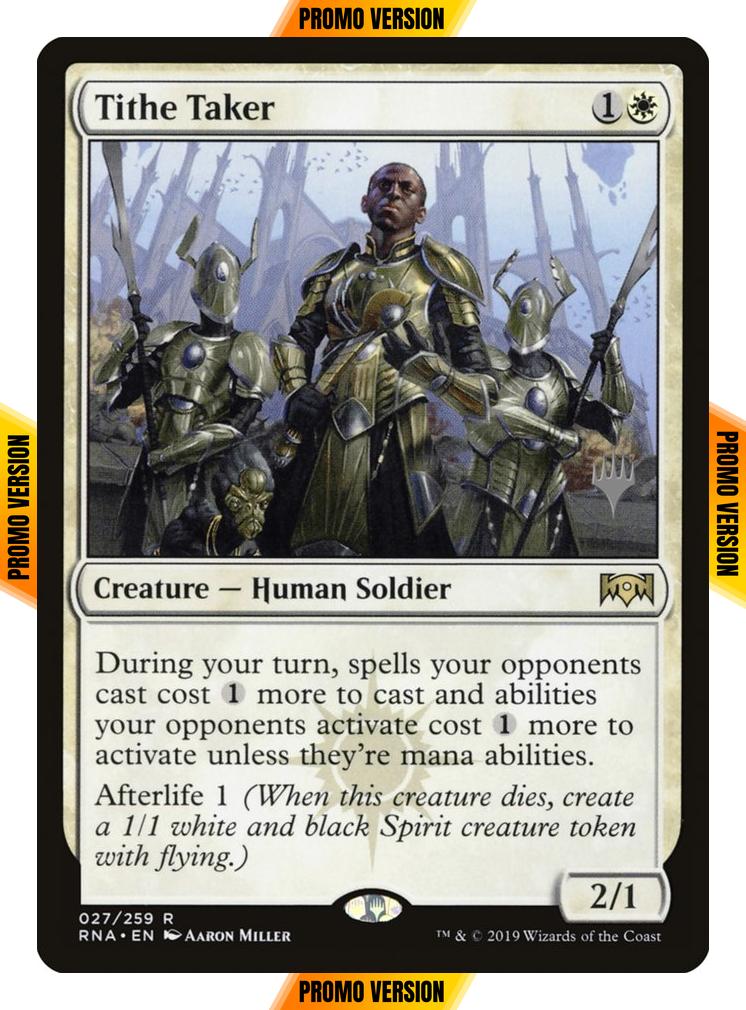 Tithe Taker [27p] [Promo Pack] [Ravnica Allegiance Promos] [Non-Foil]