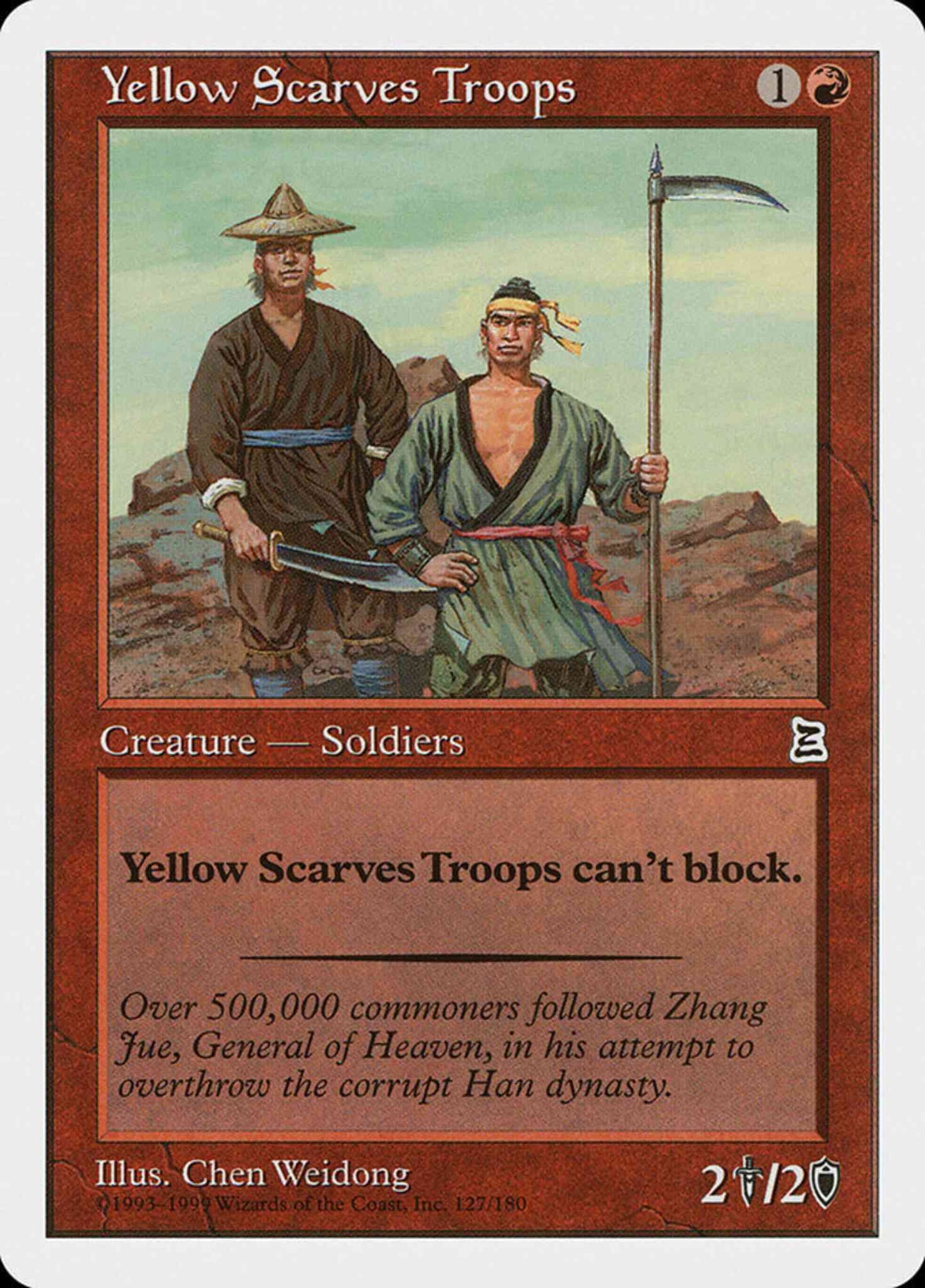 Yellow Scarves Troops - Japanese [127] [Japanese Portal Three Kingdoms] [Non-Foil]