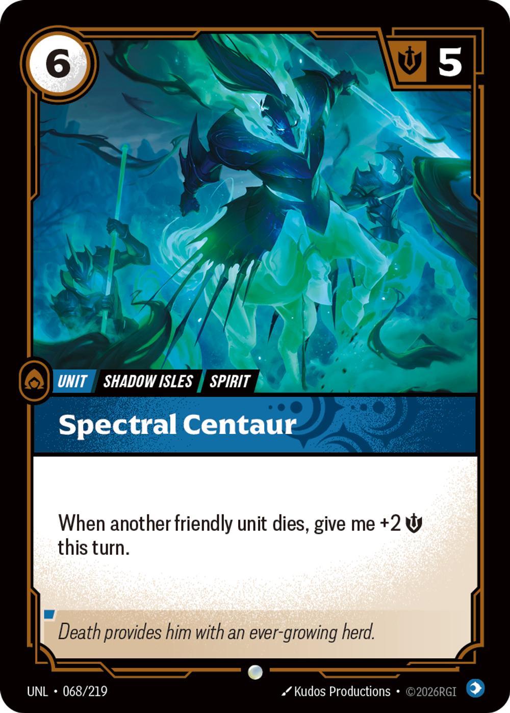 Spectral Centaur - 068/219 [Unleashed] [Non-Foil]
