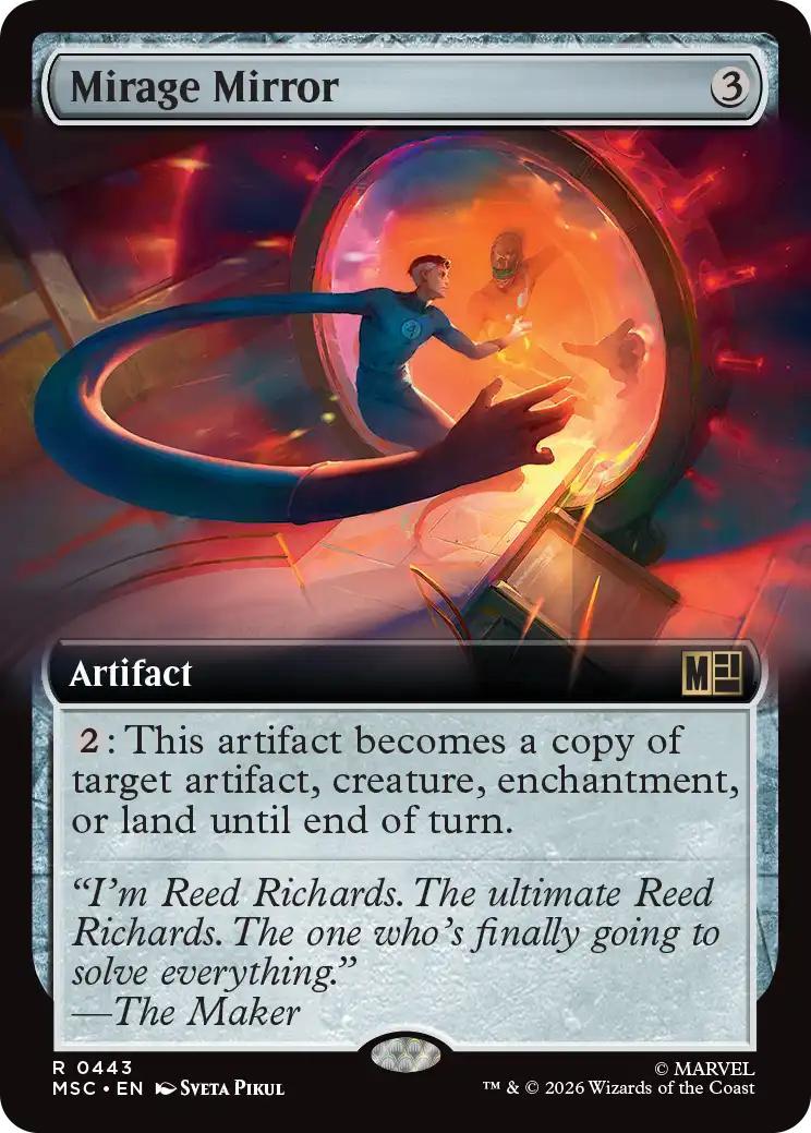 Mirage Mirror [443] [Extended Art] [Marvel Super Heroes: Commander] [Non-Foil]