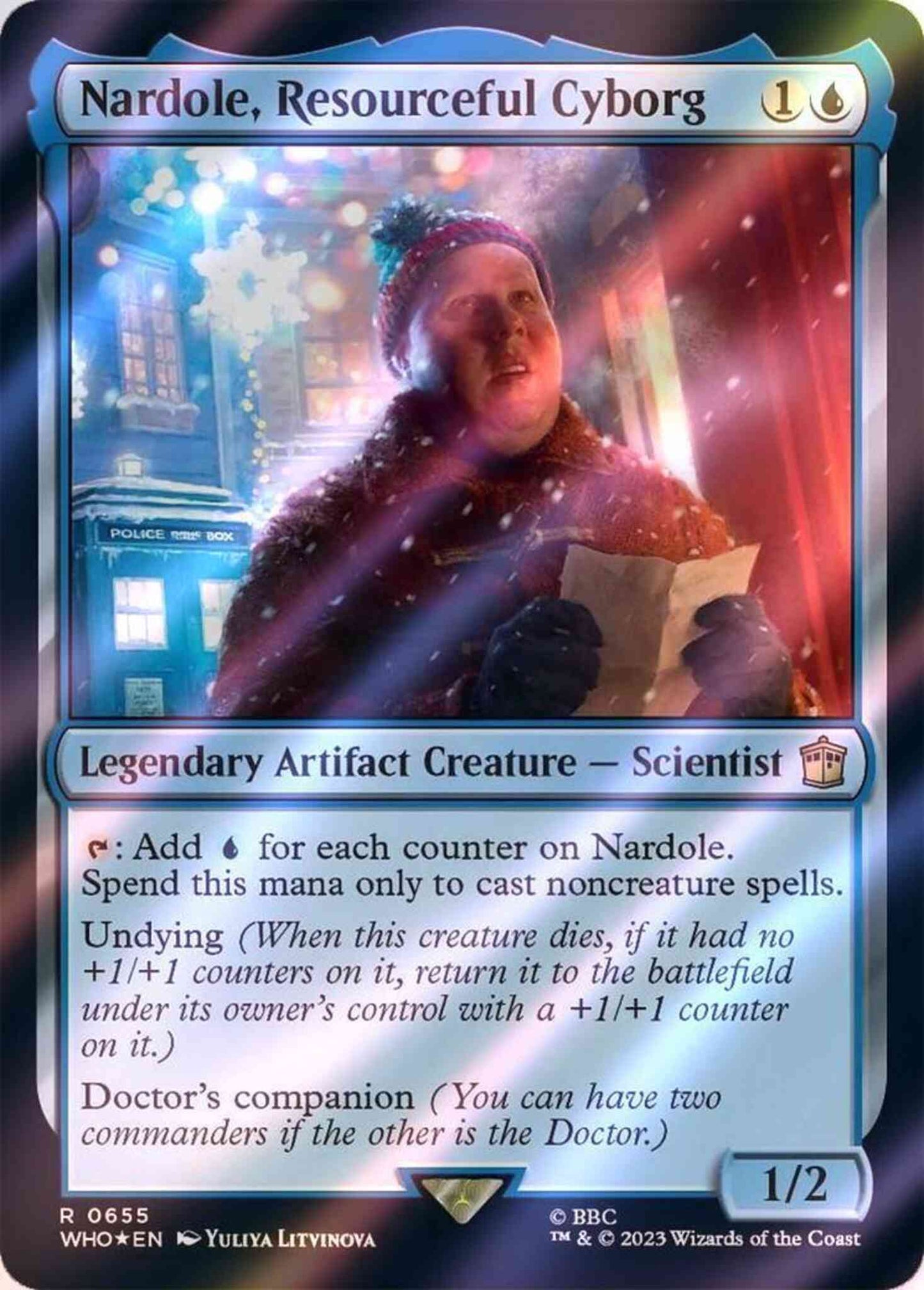 Nardole, Resourceful Cyborg [655] [Universes Beyond: Doctor Who] [Surge Foil]