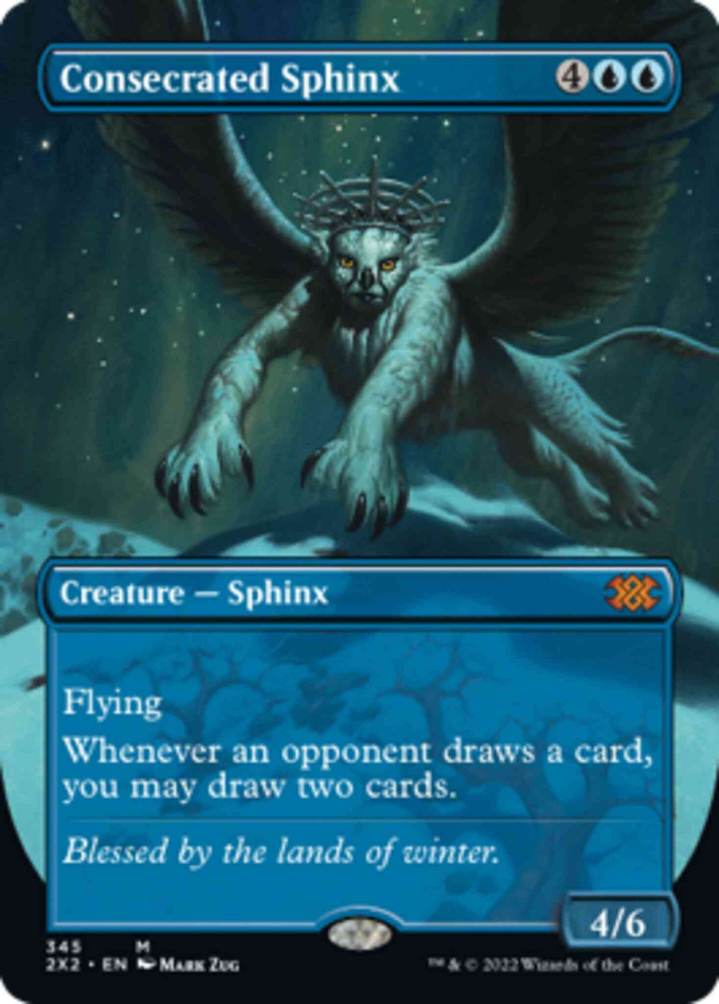 Consecrated Sphinx [345] [Borderless] [Double Masters 2022] [Non-Foil]