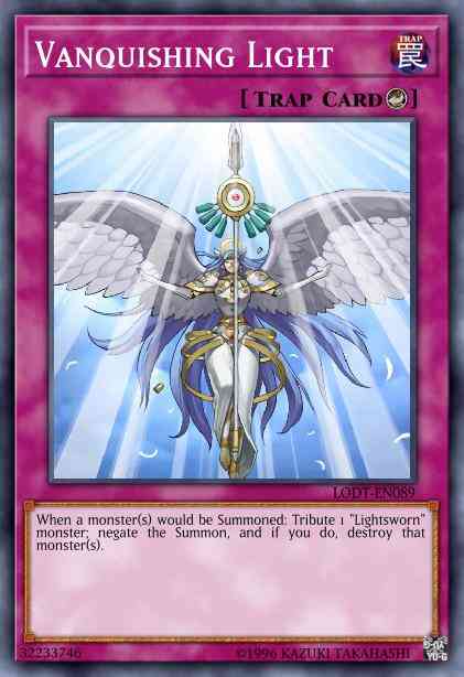 Vanquishing Light - LODT-EN089 - Super Rare - 1st Edition