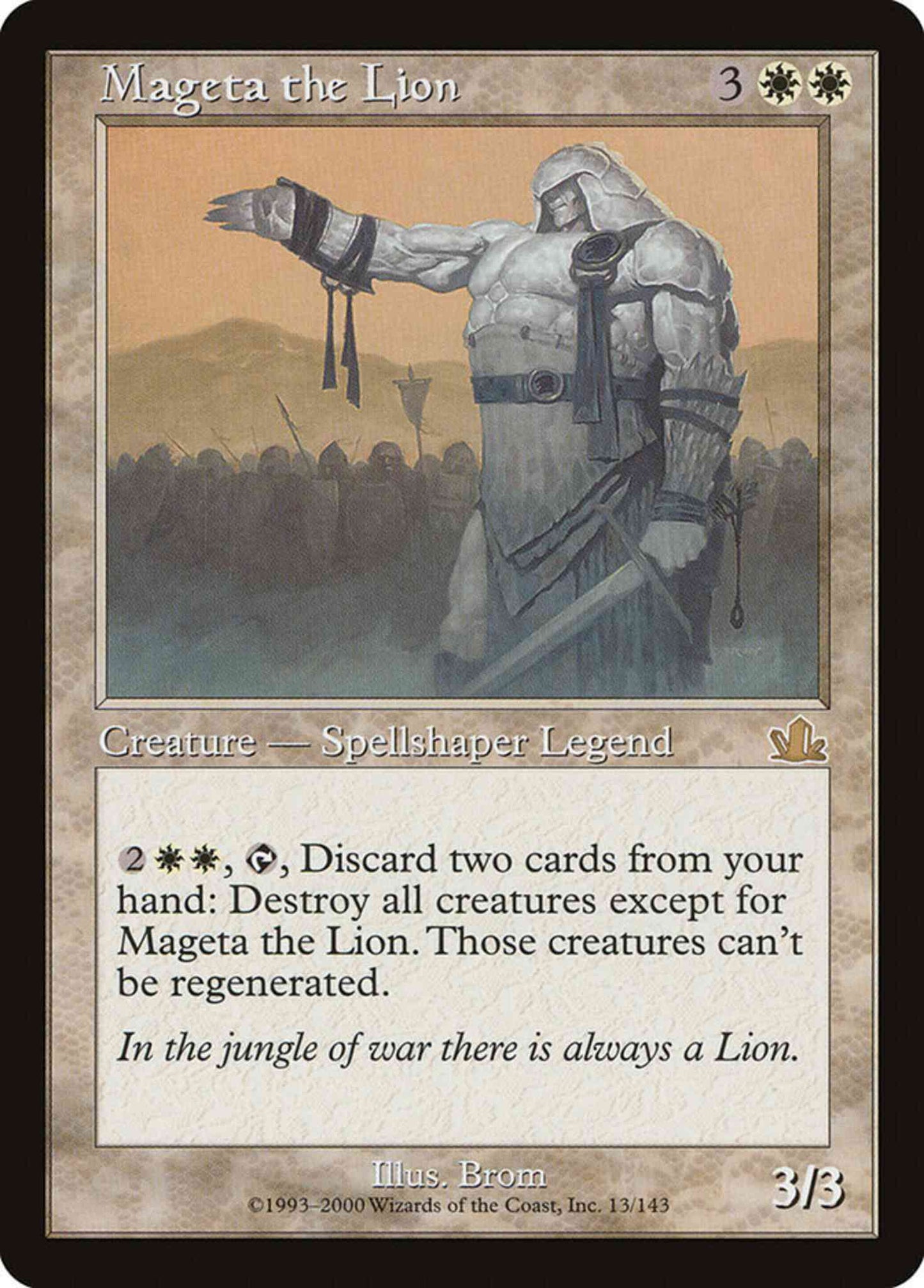 Mageta the Lion [13] [Prophecy] [Non-Foil]