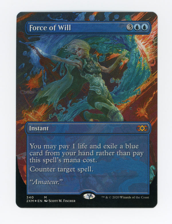 Force of Will — Borderless|Foil — ID 17119
