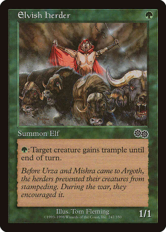 Elvish Herder [247] [Urza's Saga] [Non-Foil]