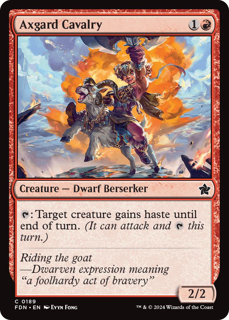Axgard Cavalry [189] [Foundations] [Non-Foil]