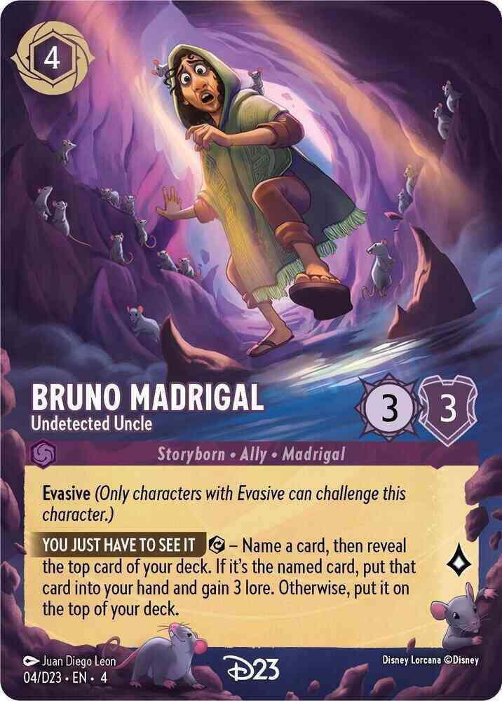 Bruno Madrigal - Undetected Uncle - 4/D23 [D23 Promos] [Holofoil]